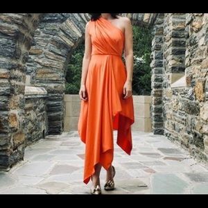 Solace London Womens One Shoulder dress